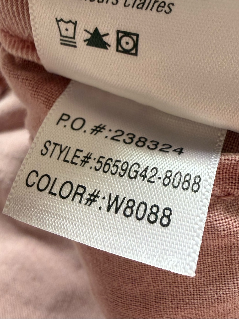 PAIGE Christy Pant Vintage Rouge Glow Pink Casual Women’s Size 27 - Picture 11 of 11